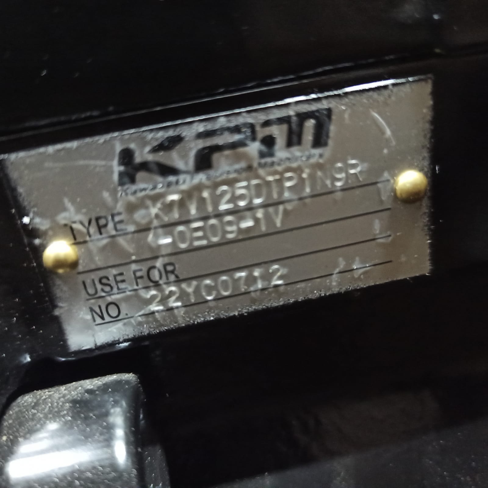 Насос гидравлический K7V125DTP1N9R-0E09-1V
